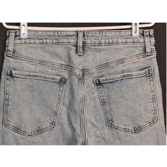 Old Navy High Rise O.G. Loose Women's 8 Tall Secret Light Wash Denim Jeans - Picture 4 of 8